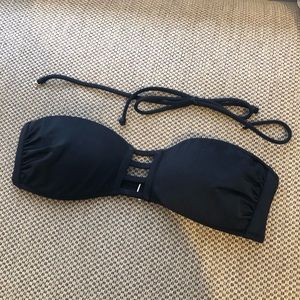 VS Strapless Black Bikini Top | EUC